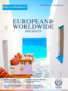Mercury Holidays - European & Worldwide Brochure