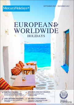 Mercury Holidays - European & Worldwide Brochure