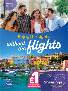 Shearings European Coach Holidays Brochure