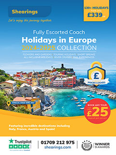 Shearings European Coach Holidays Brochure