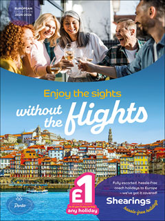Shearings European Coach Holidays Brochure