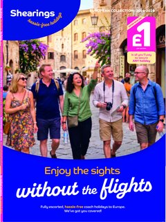 Shearings European Coach Holidays Brochure