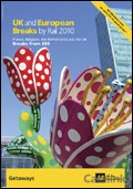 AA Getaways - Breaks by Rail Brochure cover from 02 March, 2010