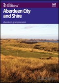 VisitScotland - Aberdeen City and Shire Golf Guide Brochure cover from 15 April, 2011