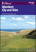 VisitScotland - Aberdeen City and Shire Golf Guide Brochure cover from 16 April, 2010