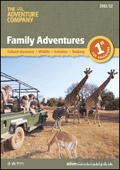 The Adventure Company Family Adventures Brochure cover from 24 November, 2010