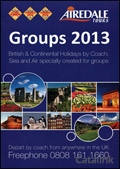 Airedale Holidays Brochure cover from 06 November, 2012