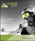 Alpine Tracks Winter Ski Brochure cover from 16 November, 2010