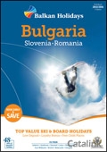Balkan Holidays - Bulgaria/ Slovenia/ Romania Skiing Brochure cover from 06 February, 2013