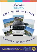 Daishs Coach UK Holidays Brochure cover from 13 January, 2014