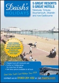 Daishs Coach UK Holidays Brochure cover from 26 April, 2013