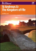 VisitScotland - St Andrews and The Kingdom of Fife Golf Guide Brochure cover from 15 April, 2011