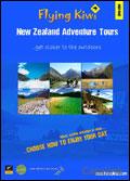 Adventure Tours with Flying Kiwi Brochure cover from 17 December, 2008
