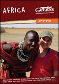 Geckos Adventures - Africa Brochure cover from 10 January, 2012