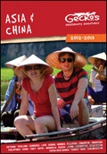 Geckos Adventures - Asia, China & India Brochure cover from 10 January, 2012