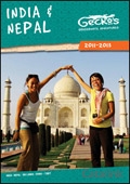Geckos - India & Nepal Brochure cover from 09 January, 2012