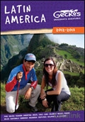 Geckos Adventures - Latin American Brochure cover from 10 January, 2012