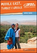 Geckos - Middle East, Turkey & Greece Brochure cover from 09 January, 2012