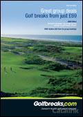 Golfbreaks.com Newsletter cover from 16 January, 2009