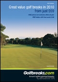 Golfbreaks.com Newsletter cover from 31 December, 2009