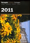 Harrogate Holiday Cottages Brochure cover from 11 January, 2011