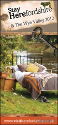 Stay Herefordshire & The Wye Valley Brochure cover from 31 August, 2012
