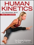 Human Kinetics Catalogue cover from 11 August, 2010