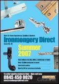 Ironmongery Direct Catalogue cover from 04 May, 2007