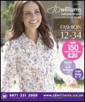 J D Williams Catalogue cover from 23 July, 2009