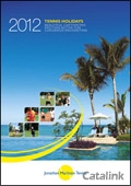 Jonathan Markson Tennis Holidays Brochure cover from 15 May, 2012
