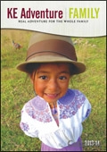 KE Adventure Travel - Family Brochure cover from 31 October, 2012