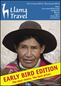 Llama Travel Brochure cover from 17 August, 2012