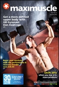 Maximuscle Newsletter cover from 13 August, 2013