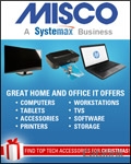 Misco Home and Office IT Deals Newsletter cover from 14 November, 2013