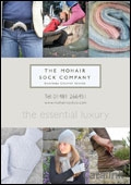 Mohair Sock Company Catalogue cover from 25 January, 2010