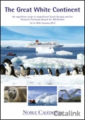 Noble Caledonia - The Great White Continent Brochure cover from 01 November, 2011
