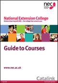 National Extension College Catalogue cover from 20 March, 2012