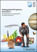 Open University Prospectus cover from 28 August, 2012