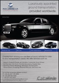 Pan American Chauffeurs Ltd Catalogue cover from 01 December, 2011