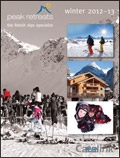 Peak Retreats Winter Skiing Brochure cover from 08 April, 2013