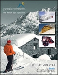 Peak Retreats Winter Skiing Brochure cover from 18 August, 2011