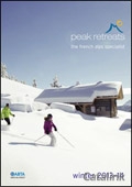 Peak Retreats Winter Skiing Brochure cover from 27 August, 2013