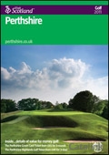 VisitScotland - Perthshire Golf Guide Brochure cover from 15 April, 2011