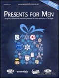 Presents for Men Newsletter cover from 02 November, 2011