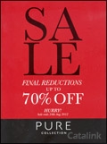 Pure Collection Newsletter cover from 16 August, 2012