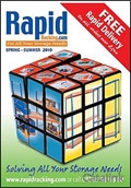 Rapid Racking Catalogue cover from 25 March, 2010
