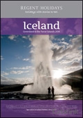 Regent Holidays - Iceland Greenland and the Faroe Islands Brochure cover from 01 October, 2013