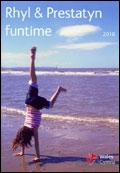 Rhyl & Prestatyn Funtime Brochure cover from 17 January, 2010