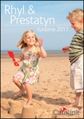 Rhyl & Prestatyn Funtime Brochure cover from 11 January, 2011
