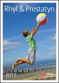 Rhyl & Prestatyn Funtime Brochure cover from 21 January, 2013